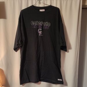Colorado Rockies Black T-Shirt Crable Sportswear Vintage